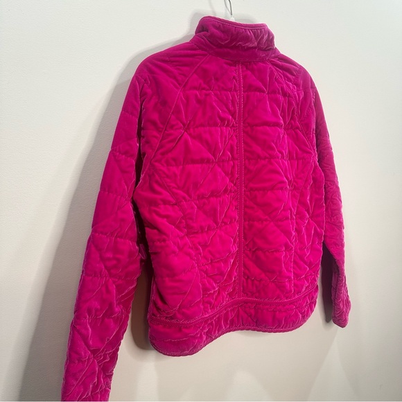 Calia Carrie Underwood Hot Pink Velvet Quilted Full-Zip Pockets Jacket, Medium - Picture 9 of 14
